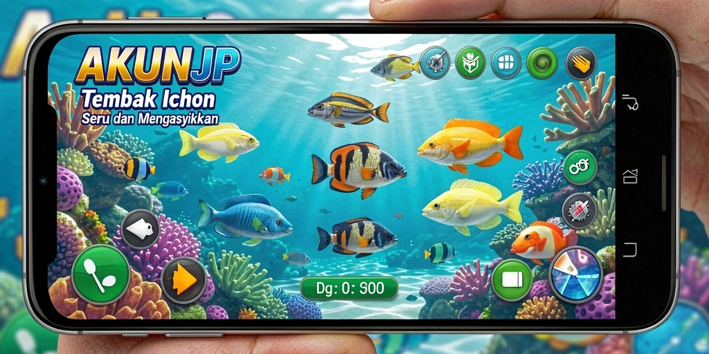 Tampilan gameplay AKUNJP yang seru dan penuh warna.