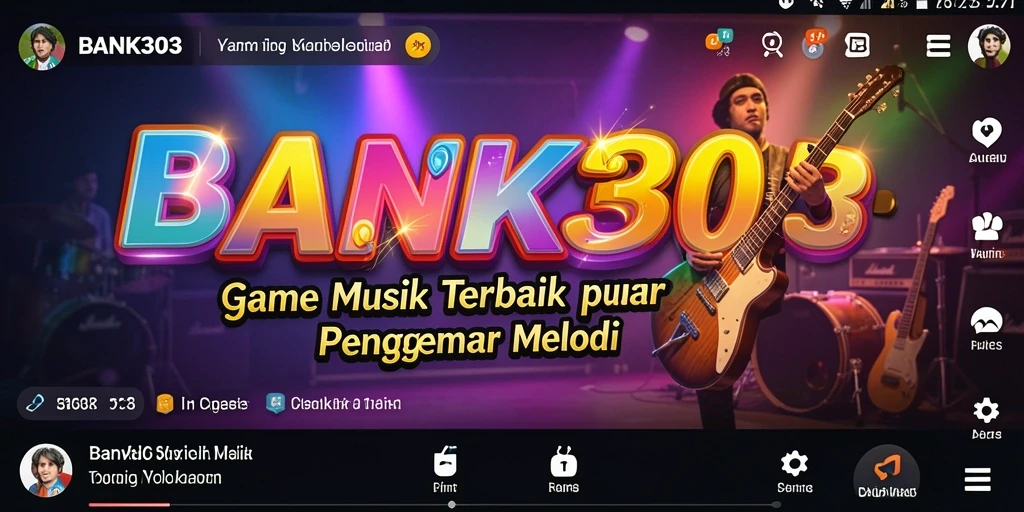 Tampilan gameplay <strong>BANK303</strong> yang menarik dengan berbagai pilihan lagu.