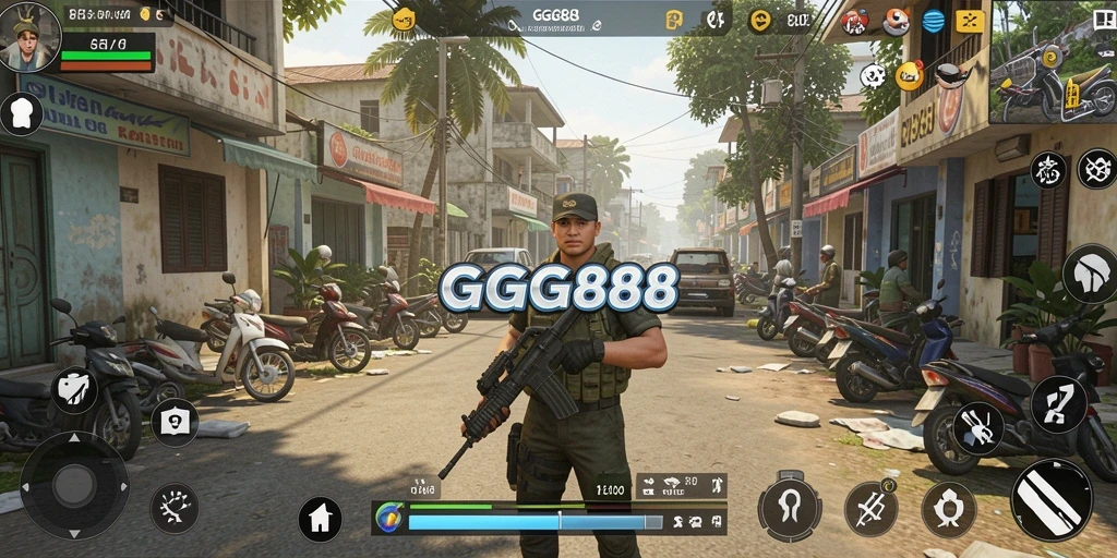 Screenshot gameplay GGG888 menunjukkan aktivitas simulasi kehidupan yang menarik.