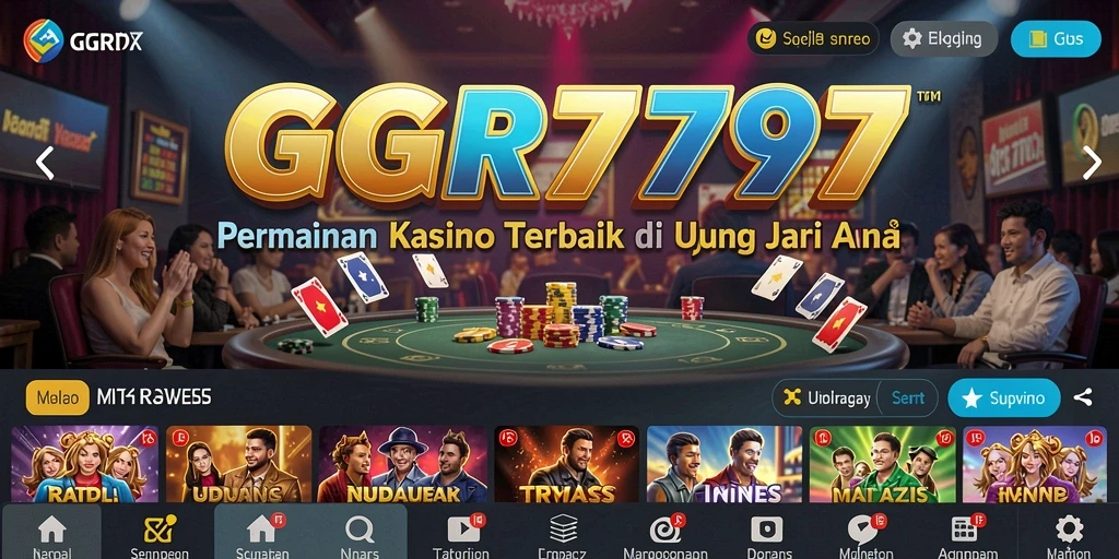 Gameplay seru GGR7777 yang mendebarkan di layar perangkat Anda.
