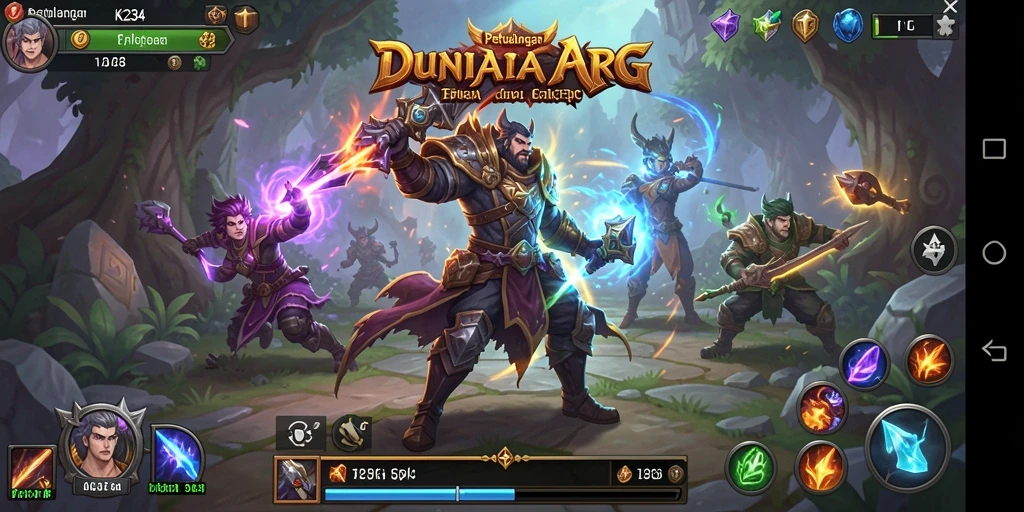 Screenshot K234 menampilkan aksi seru dalam pertarungan ARPG yang mendebarkan.