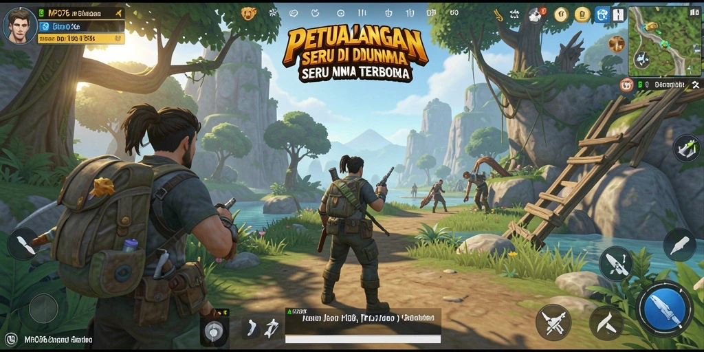 Gameplay seru MPO76 di dunia terbuka yang luas.