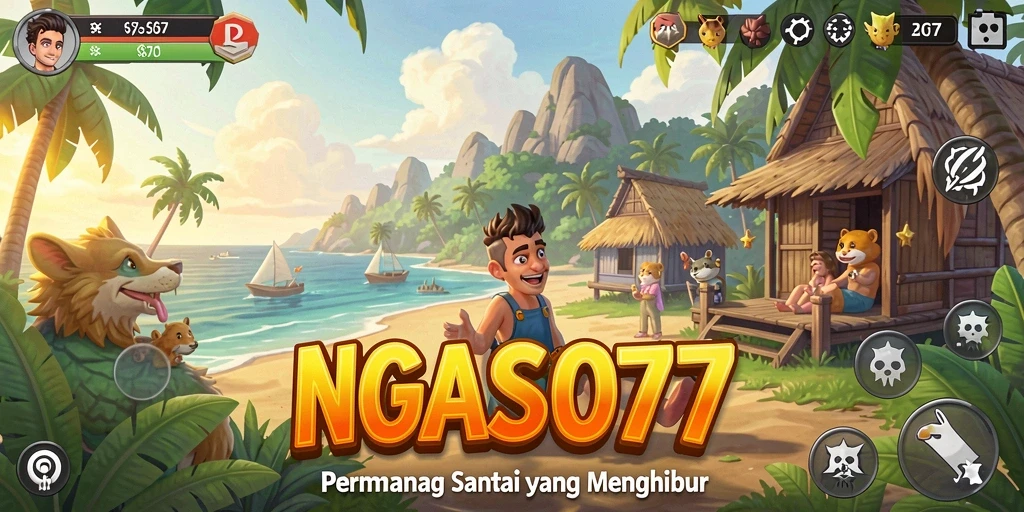 Tampilan gameplay menarik dari NGASO77 yang menyenangkan.