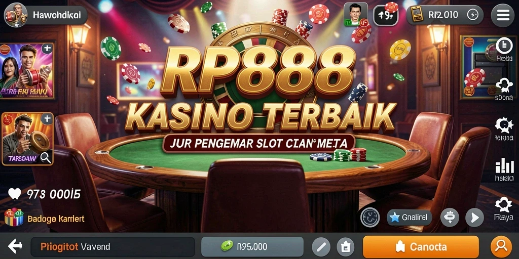 Tampilan gameplay Kasino yang menarik dan interaktif di RP888.