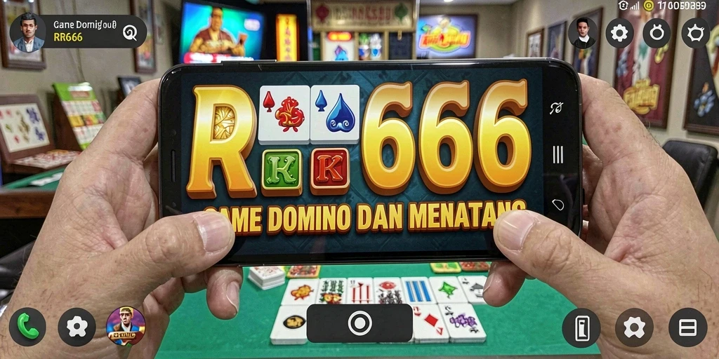Screenshot gameplay RR666 yang menampilkan keseruan bermain Domino.