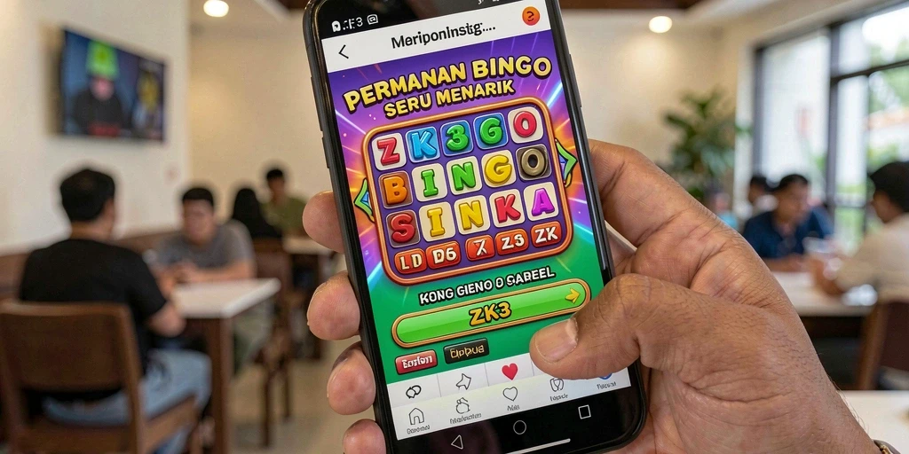 Tampilan gameplay seru ZK3 dengan Bingo yang mengasyikkan.